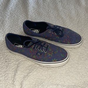 Purple Paisley Vans